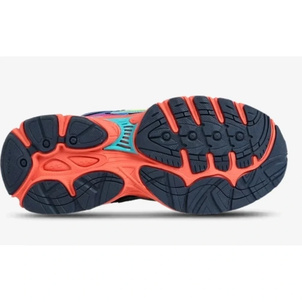 Saucony Omni 9 KDZ Navy/Blue Mesh Low Top Unisex Kids Athletic Shoes 6M